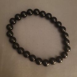 Black Obsidian Crystal Bracelet 