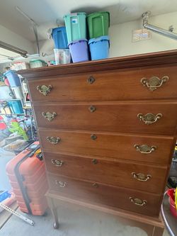 Vintage Tall Boy Dresser