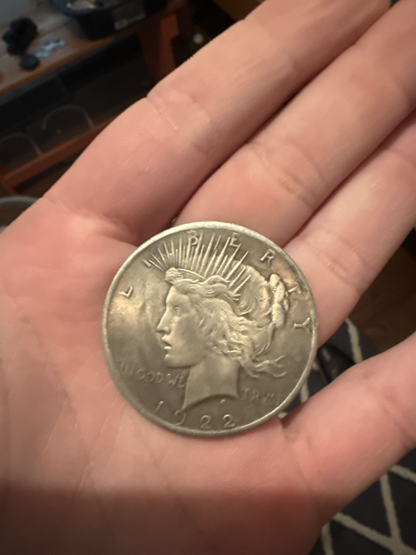 1922 Liberty Silver Dollar 
