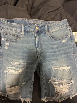 American eagle ripped shorts