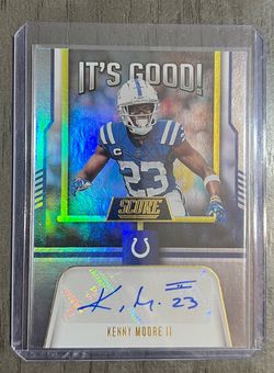 2023 Panini Score #IG-KM Kenny Moore II It's Good! Auto Indianapolis Colts