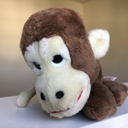 Curious George Vintage 1980s Animal Fair 10” Stuffed Animal 