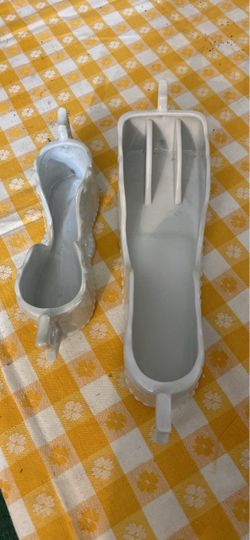 2- Vintage Silverware Ceramic Caddy