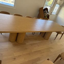 oslo cylinder rectangular dining table