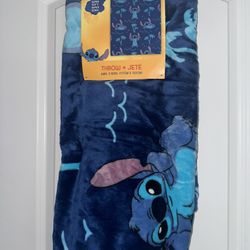 DISNEY STITCH BLUE THROW-FIRM PRICE 