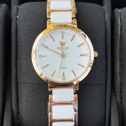 Women’s White Watch Olevs