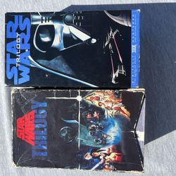 Starwars Trilogy Vhs Sets