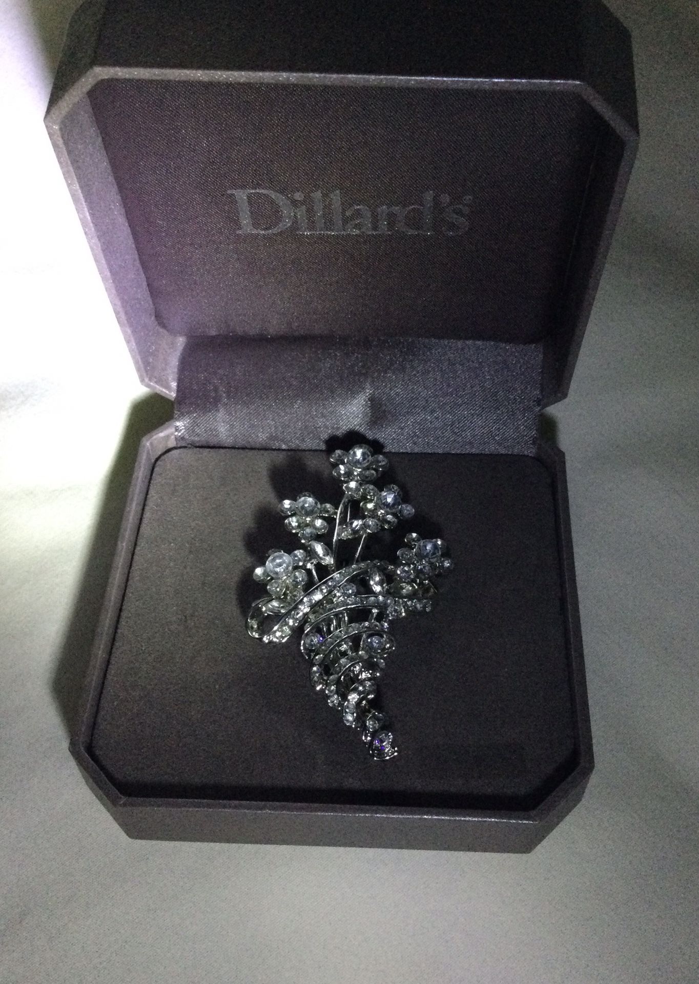 Bouquet Rhinestone Pin (2 3/4” long)