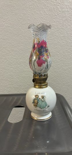 1970s Vintage Oil Lamp