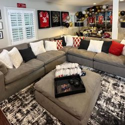 Brand New Ashley | 5pc Sectiona,l | corner chai,r 
