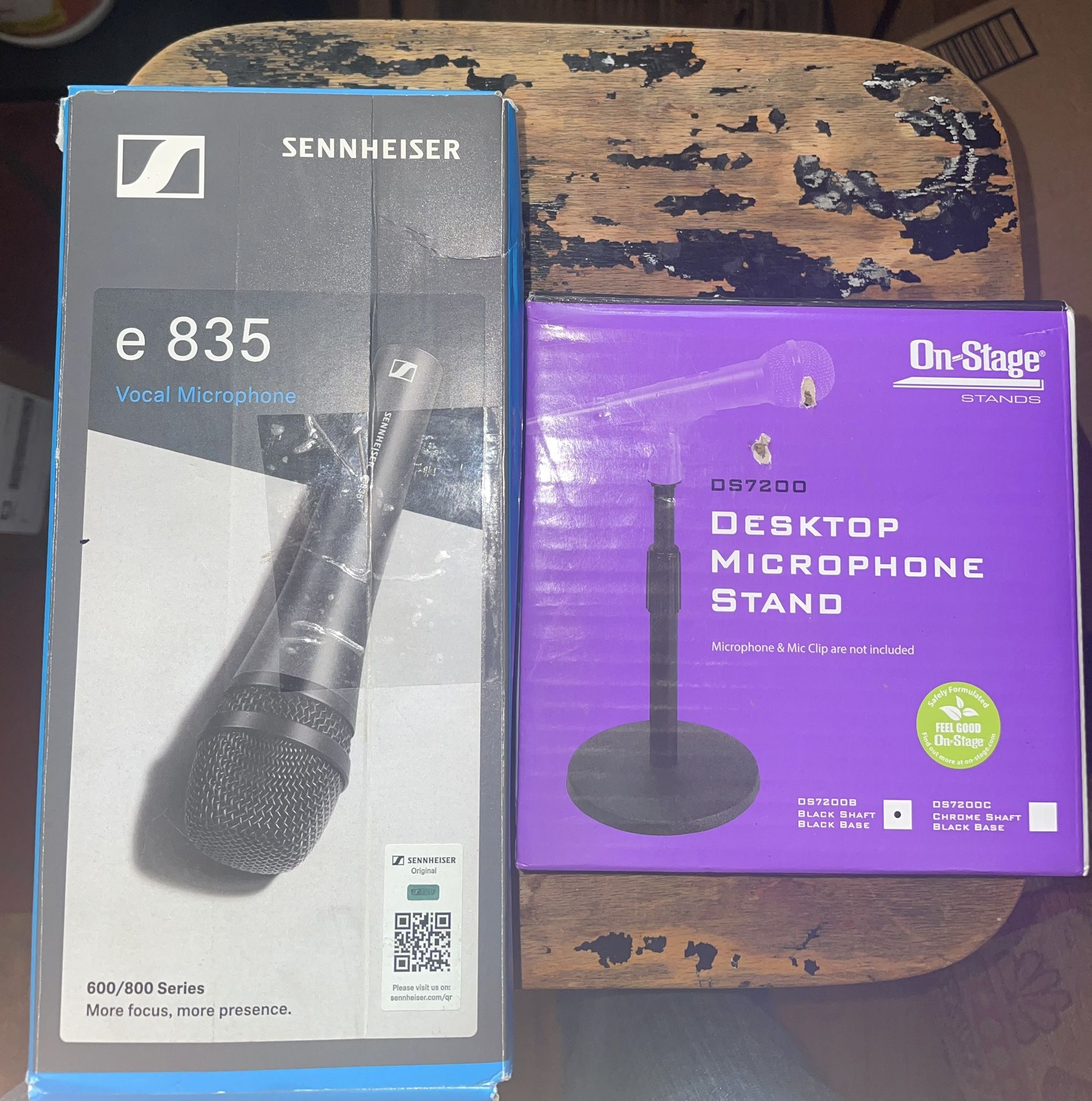 Microphone And Desktop Stand