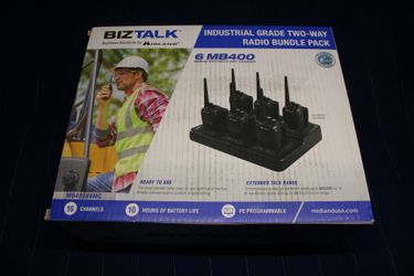 Midland Biztalk Industrial Grade Two Way Radio Bundle Pack