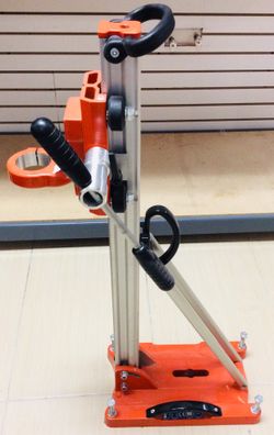 BRAND NEW DRILL STAND/ROLLER CARRIAGE BY GOLZ FOR USE WITH HANDHELD CORE DRILL LASERPOINT