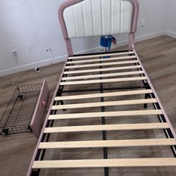 Twin girl Bed Frame with lights