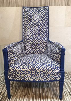 Gorgeous reupholstered antique chair