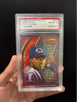 1994 Ted Williams Co. Derek Jeter #DG3 PSA 8