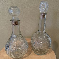Perfect Glass Crystal Decanters!