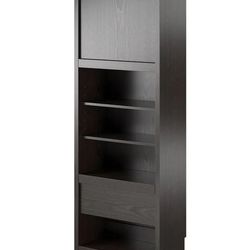 BRAND NEW Andover Mills Hults Side Cabinet Storage Nightstand Drawer Bookshelf Display Shelf