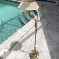 Vintage Brass Floor Lamp