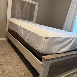 Ashley Twin Bed With Mattress And Box Spring