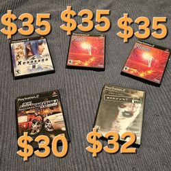 Playstation 2 Ps2 Games $30 $32 $35 Each 