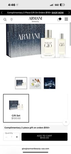 Armani aqua de gio brand new