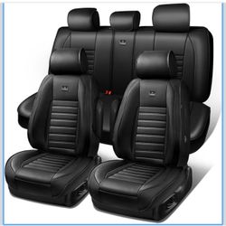 Faux Leather Car Seat Cover 9 PCs Universal Fit, original price $100