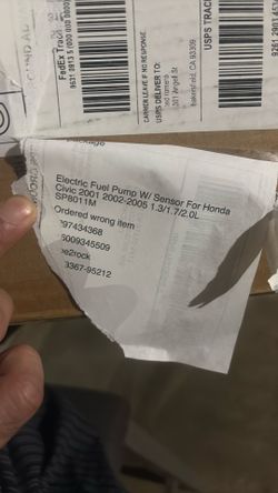 Honda Civic Fuel Pump