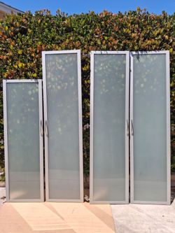 Ikea Pax Drammen Frosted Glass Closet Wardrobe Door Doors