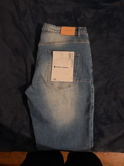 Purple jeans