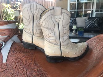 Botas de avestruz para niño