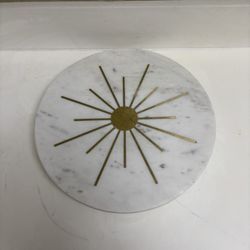 Marble Lazy Susan Turntable Decor 