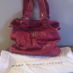 Marc Jacobs Hot Pink Leather Bag
