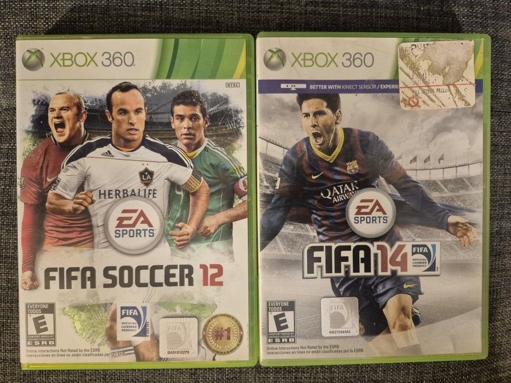 FIFA SOCCER 2012 + 2015 Xbox 360