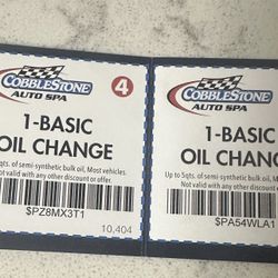 Two Basic Full-Service Oil Changes