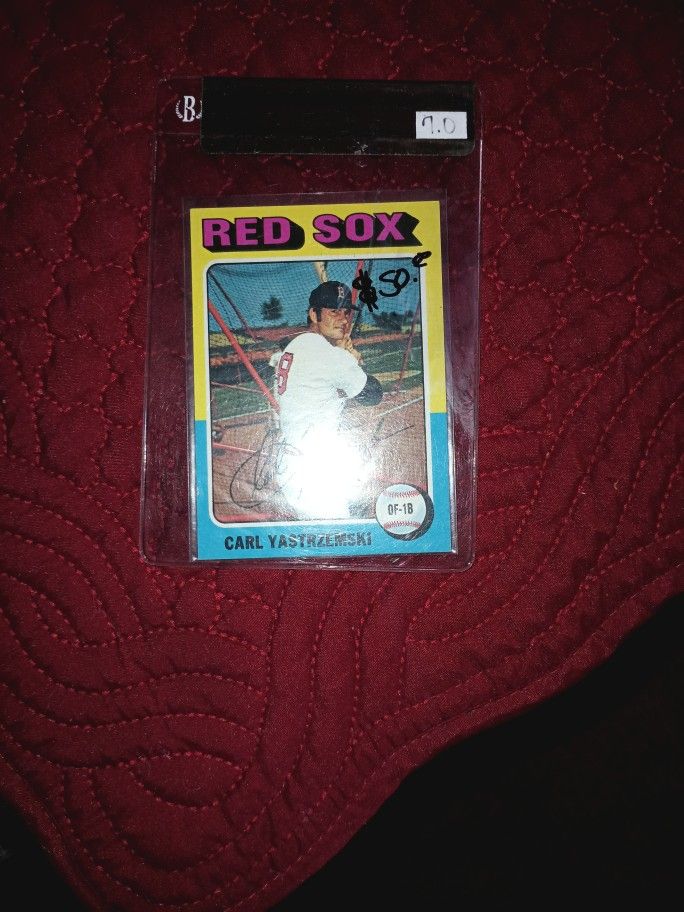 1975 #280 Topps Carl Yaz Graded 7