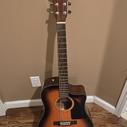 🎸 Fender CD-60CE Acoustic-Electric Guitar w/ Hard Case – Sunburst Finish