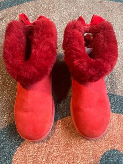 UGG BAILEY HERITAGE BOW WOMEN BOOTS SUEDE RIBBON