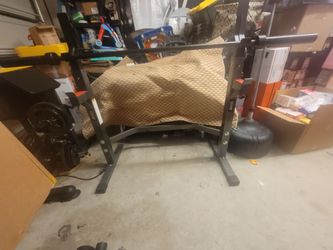 Bench with 6ft Barbell Bar $110