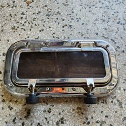 c5460-004 bomar stainless rectangular porthole with screen 