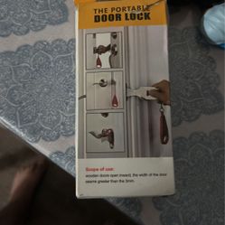 Hotel Door Locks for Travelers: Portable Door Locks - Travel Essentials - Hotel Safety Door Lock - Door Latch Lock for Apartment Security & College Do