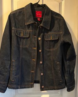 Gloria Vanderbilt Jean Jacket Size L New Condition