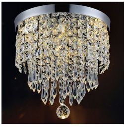 Crystal Flush Mount Ceiling Light Chandelier