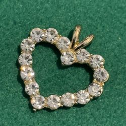 Diamond Heart Pendant $5!!!