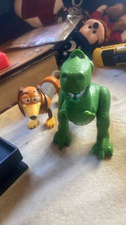 Slinky and Rex from Toy Story