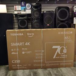 Toshiba Smart TV 4K with Dolby Atoms 65 inch Brand New - On Weekend Special Cash Deal $299 🤩