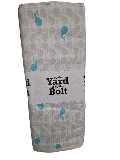 JoAnn Fabric Full Bolt Juvenile Whales Sea Life NEW