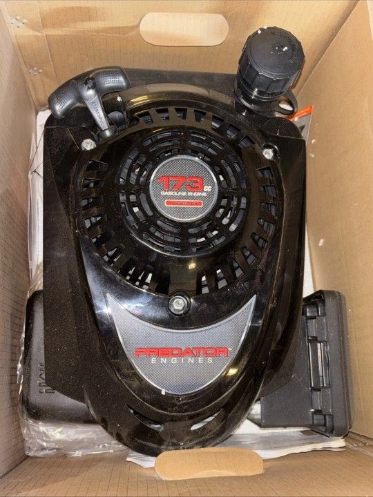 Predator 5.5 HP 173cc Gas Engine OHV Vertical-Shaft For Lawn Mower - New No Box