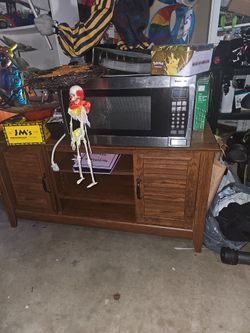 Entertainment Stand...microwave....bike