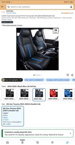 2025 Tacoma Seat covers